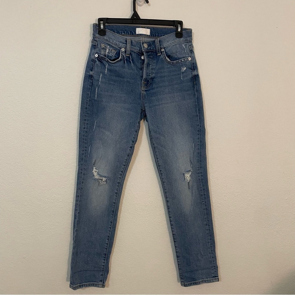 7 for all mankind Josefina Classic Blue Women's Jeans size 25 button fly casual